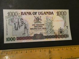 Uganda 2003, 1000 Shillings, unzirkuliert
