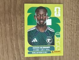 Panini FIFA World Cup 2026 Sticker Marwan Alsahafi KSA 15