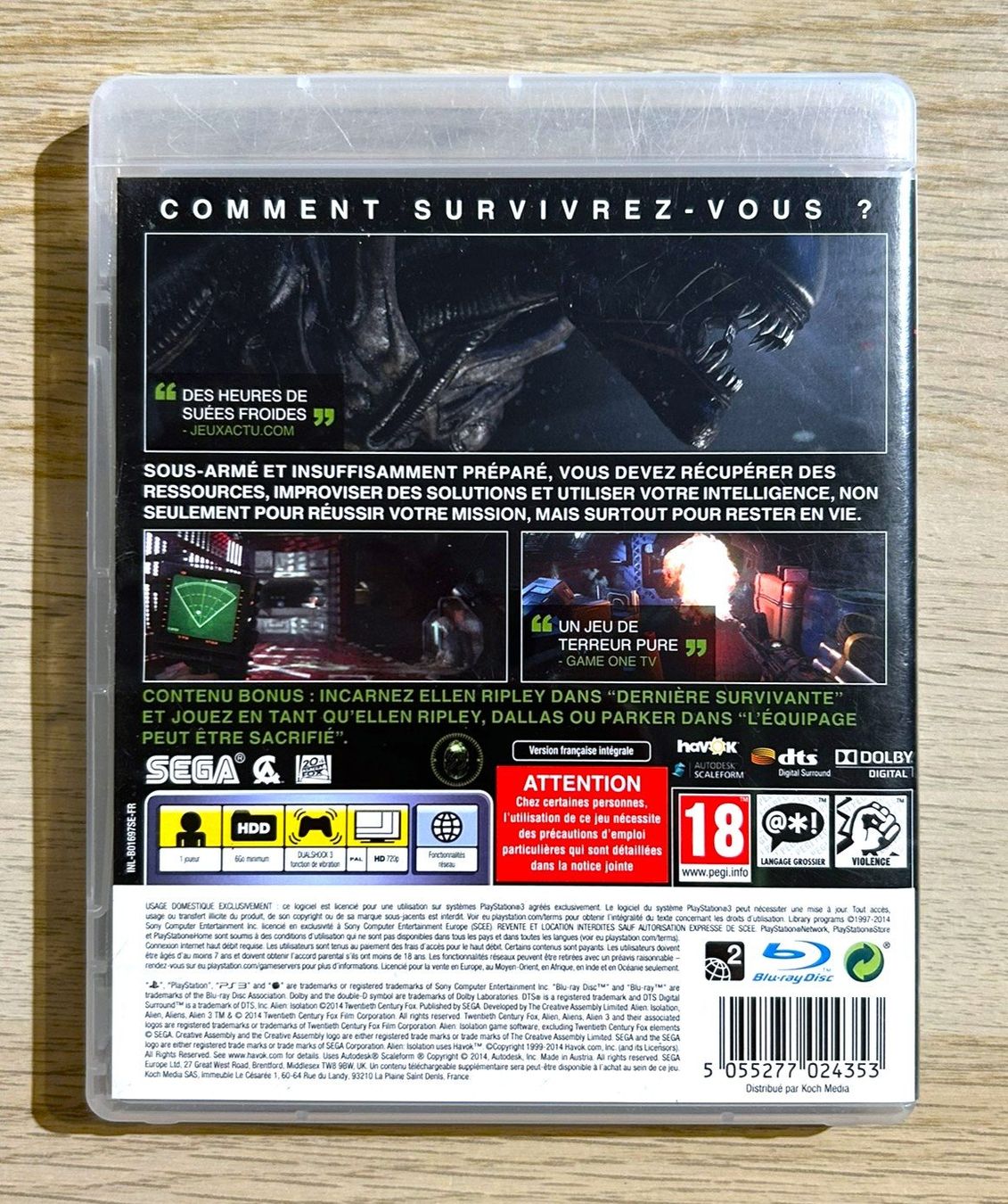 Sony Spiele: Alien Isolation Edition Ripley PS3 – Gebraucht aus St. Gallen von Alpine.Arcade 1