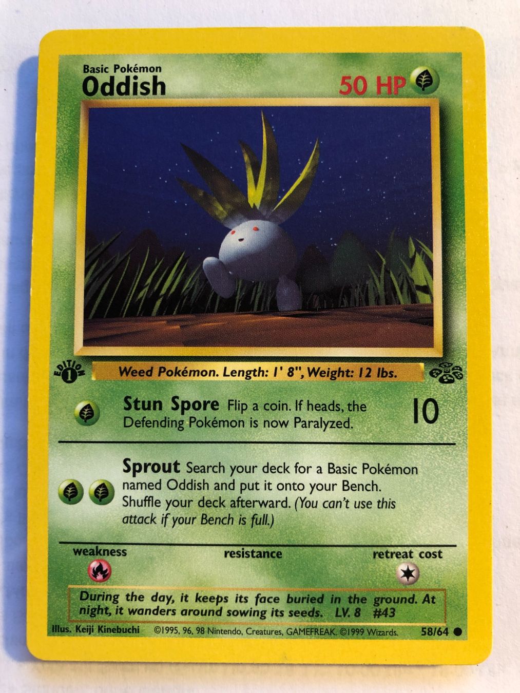 Sammelbilder & Trading cards: Oddish 1st Jungle - LP/NM - ab 1.- – Gebraucht aus Giubiasco von dan_pr8b
