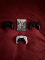 Spiel EA Sports FC 24 PS5 und 3 Controller gebraucht