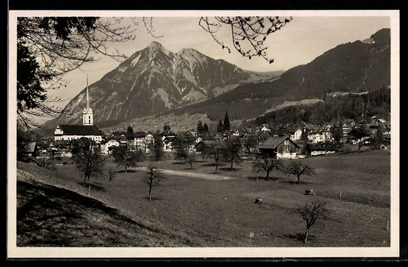 Cartoline postali: AK Kerns, Mit Stanserhorn – Usato da Berlin venduto da bartko-reher