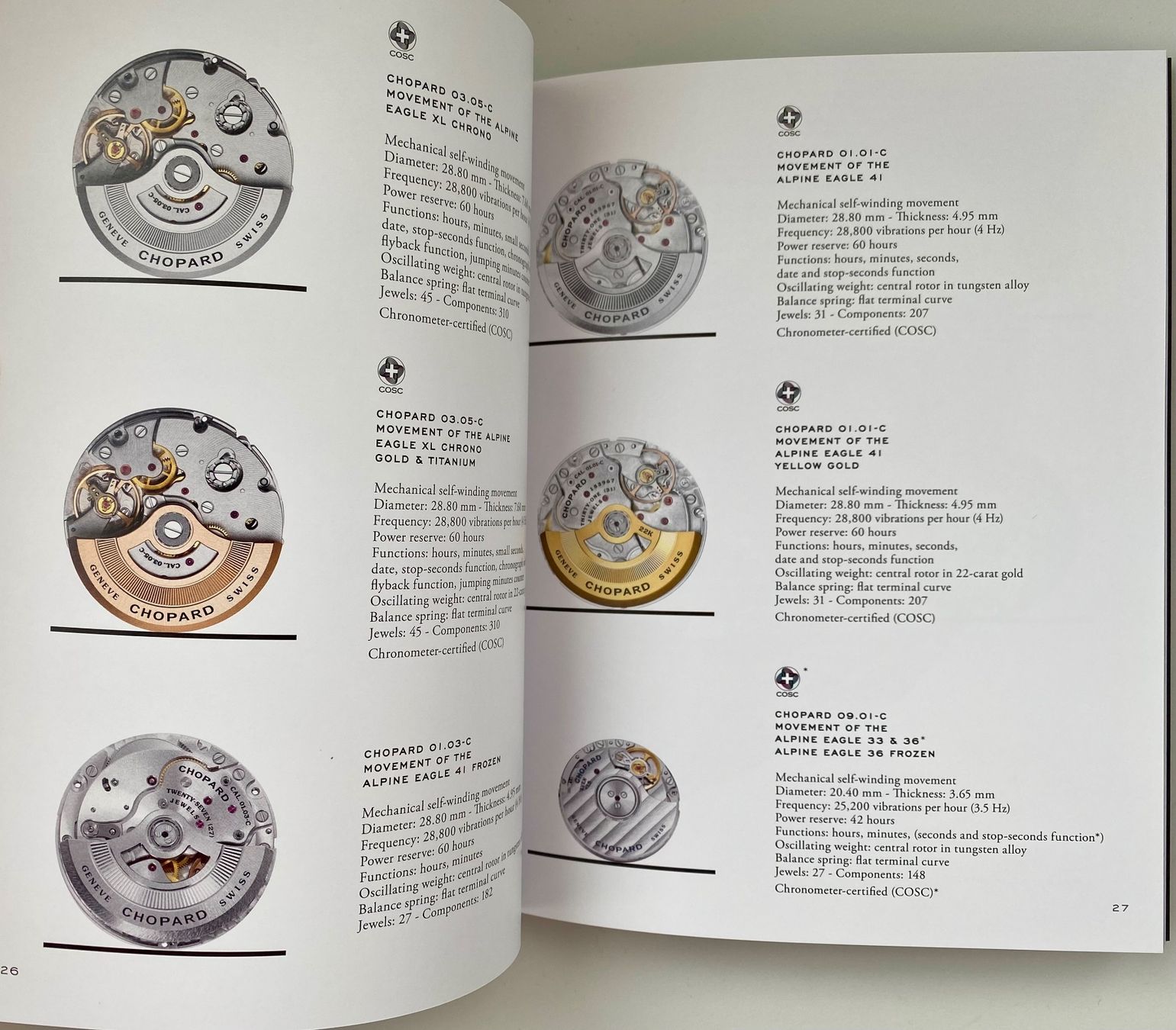 Documenti: Catalogue ALPINE * EAGLE  Chopard    NEU! – Nuovo e nell'imballaggio originale da Peseux venduto da Gilloss 7
