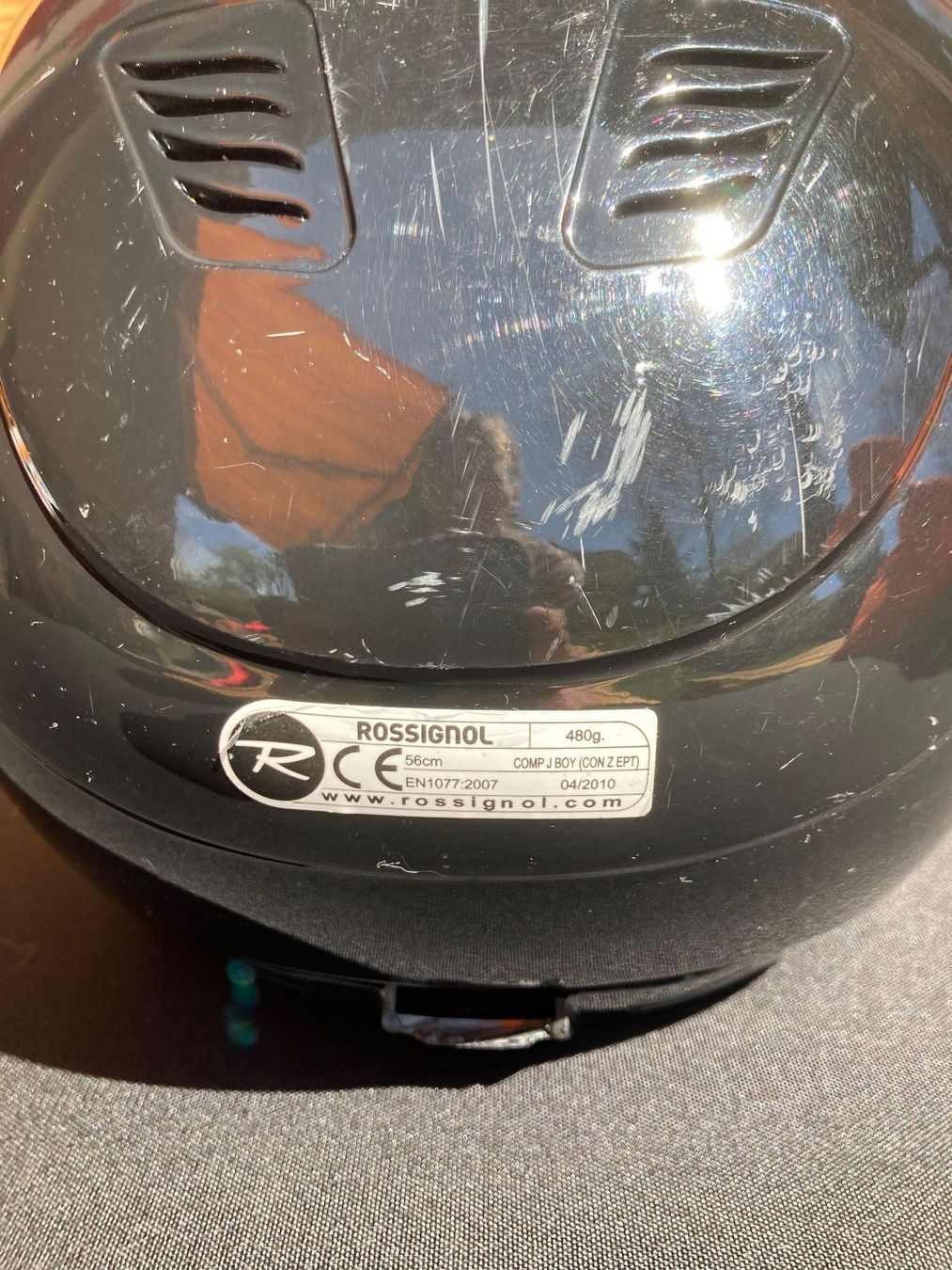 Rossignol Caschi: Kinder Skihelm Rossignol schwarz – Usato da Deitingen venduto da Calimi 2