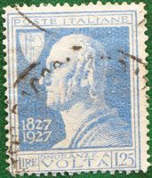 Italienische Briefmarke Volta 1.25 Lire