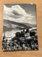Alte Ansichtskarte: Burgruine am Rhein - Selten! Top!