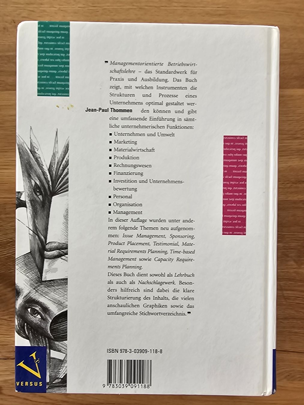 Libri: Managementorientierte BWL, Thommen, 8. Auflage – Usato da Birmensdorf ZH venduto da mku_9qbw 1