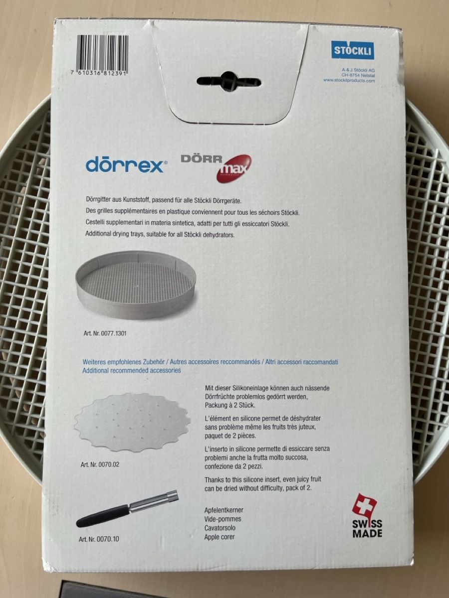 Stöckli Küchengeräte: 2x Dörrex Zusatzgitter neu  – Neu und originalverpackt aus Winterthur von Sabbia99 1
