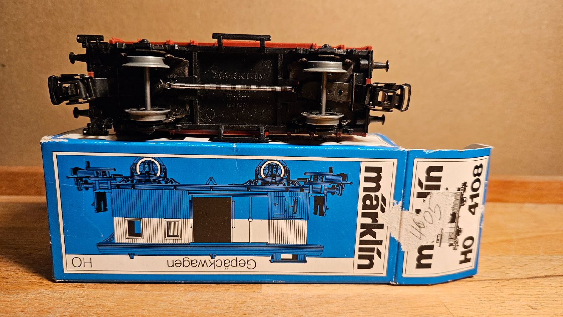Märklin Modellini di ferrovie: Märklin H0 Güterwagen 4605 – Usato da Brüttelen venduto da frediwellensitich 2