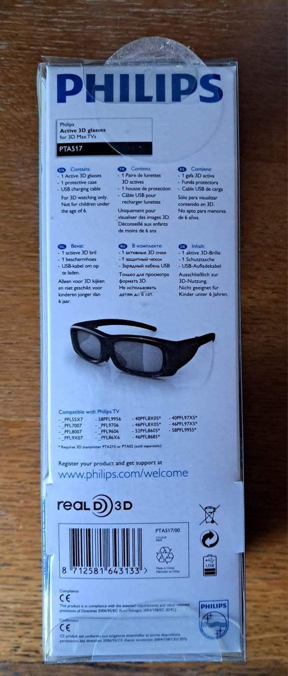 Lunettes & Verres: Philips 3D Brillen Active PTA517 neu  – Neuf avec emballage d'origine à Sattel par Jannen01 1