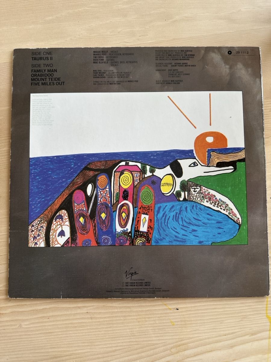 Dischi in vinile: Mike Oldfield - Five Miles Out – Usato da Sumvitg venduto da MadamePottine 1