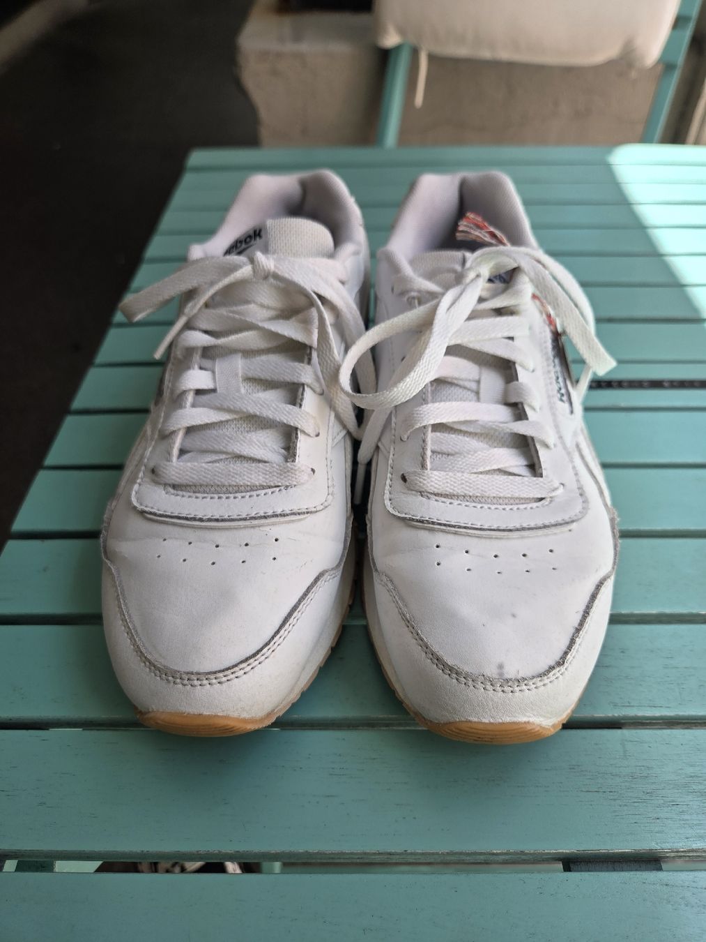 Reebok Scarpe da uomo: Reebok Classic Leder Sneaker Gr. 39 Weiss – Usato da Bern venduto da -Aniko- 1