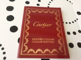 CARTIER ORIGINAL - OPERATING INSTRUCTIONS COUGAR DE CARTIER
