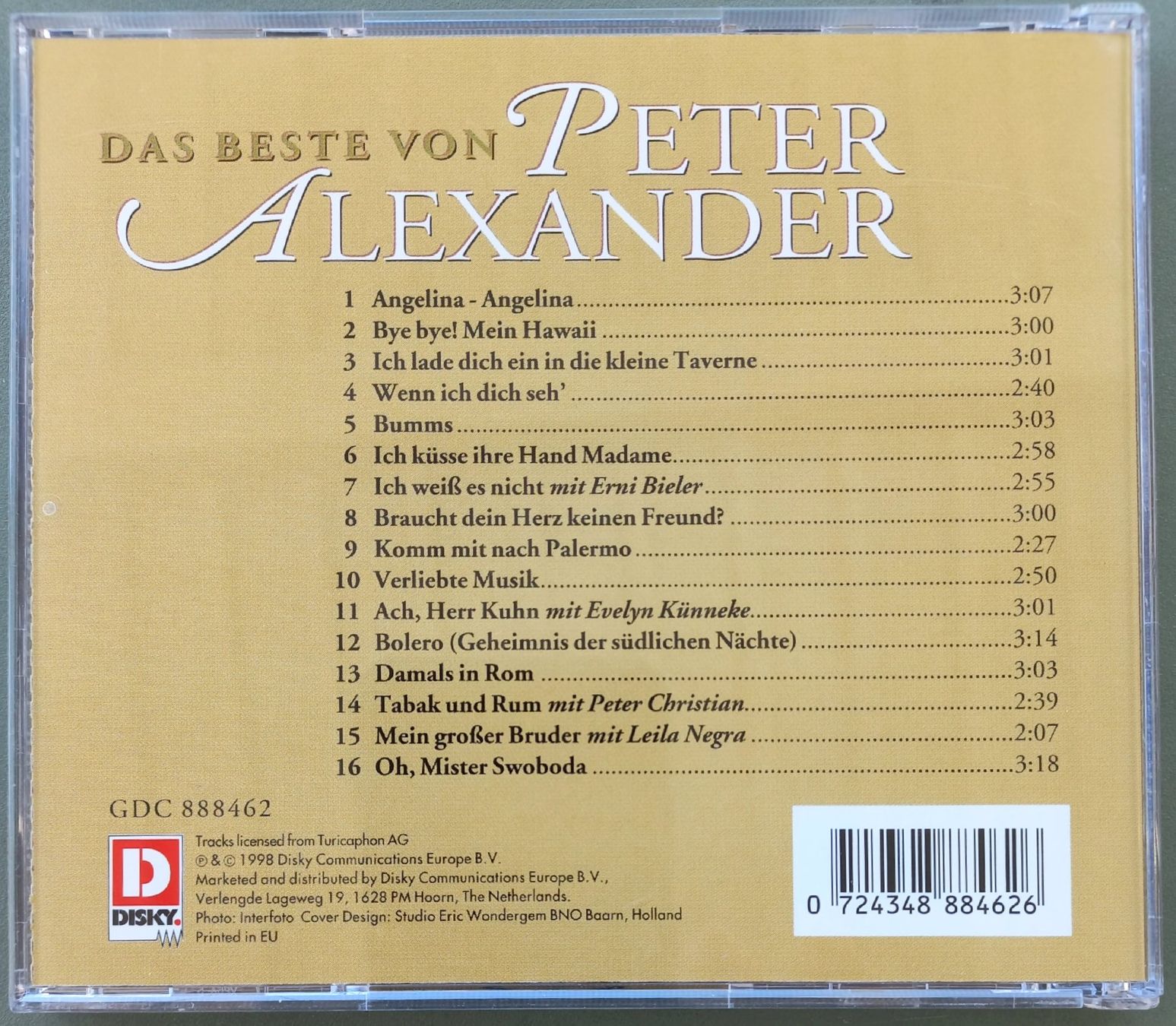 CD: CD - Peter Alexander - das beste von – Usato da Niederuzwil venduto da lubimaja 2