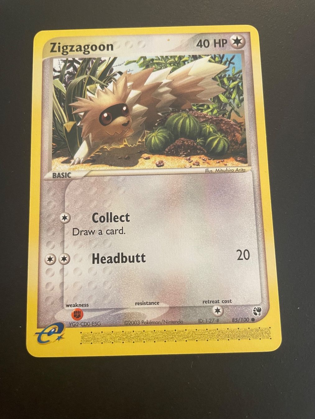 Pokémon Carte collezionabili: Zigzagoon Regular 85/100 – Usato da Zürich venduto da pokemon_cards