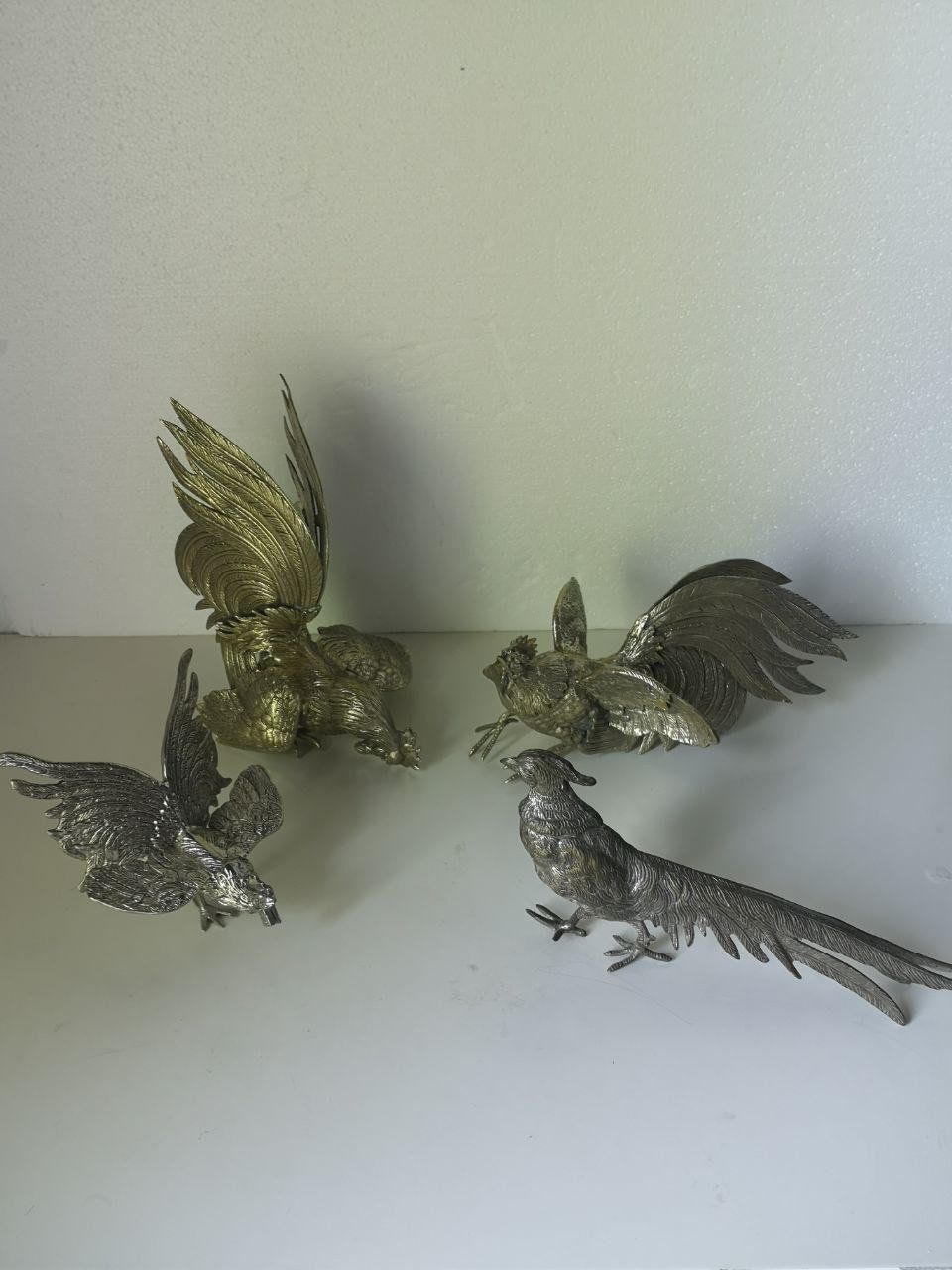 Statuette: Kampfhähne und Fasane – Usato da Bern venduto da Yunkom