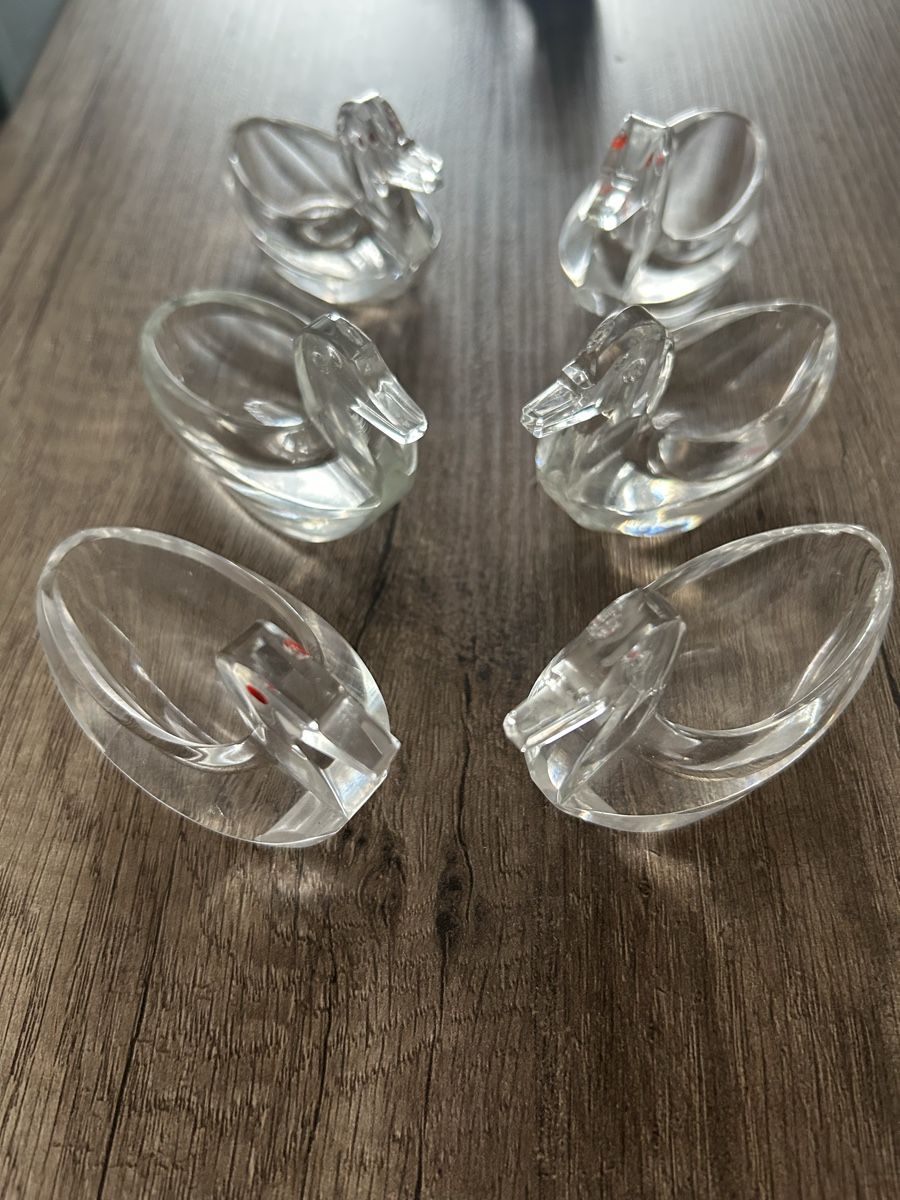 Statuette: 6 x Glas Canards 60er Jahre – Usato da Schaffhausen venduto da Lucyswunderlade 2