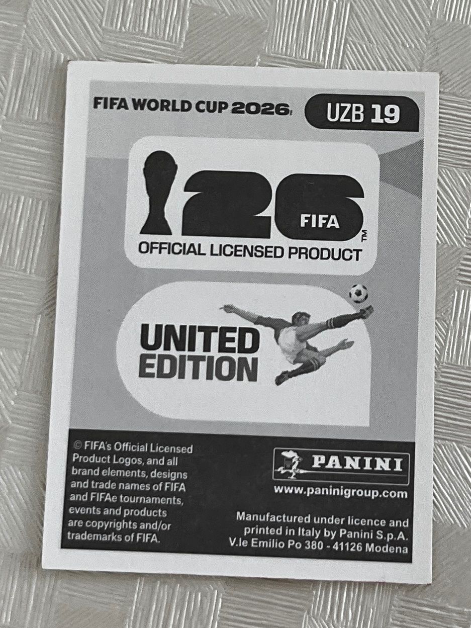Panini Carte collezionabili: Panini Fifa World Cup 2026 UZB 19 – Usato da Winterthur venduto da Numero1 1