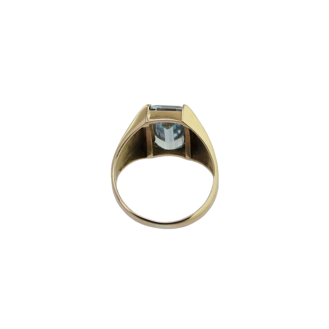Anelli: Aquamarin Ring, aus den 1940er Jahren – Usato da Zürich venduto da Vintage-Jewellery 2