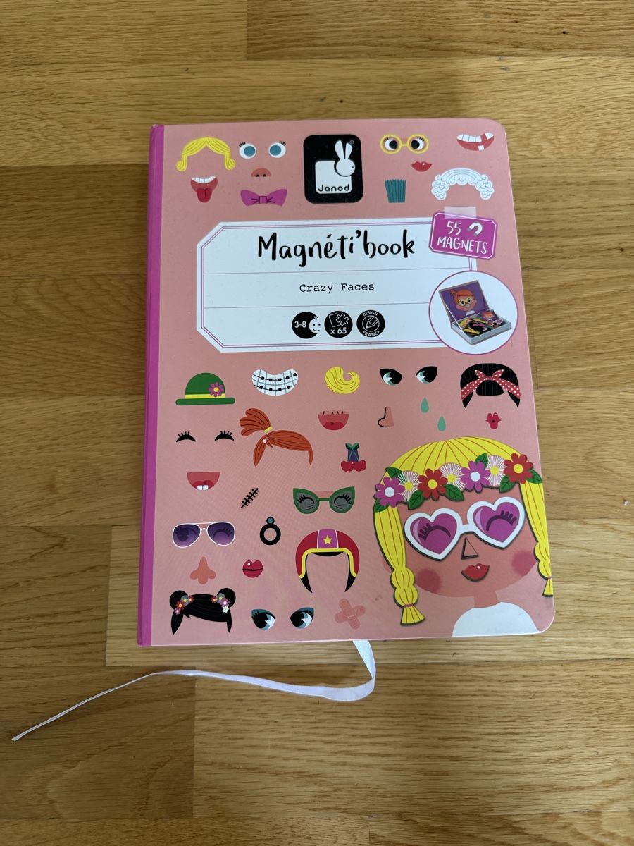 Janod Giochi: Janod Magnetbuch Crazy Faces guter Zustand – Usato da Zürich venduto da wtpooh
