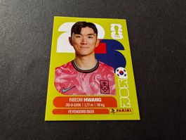 Panini FIFA Fussball WM 2026 Sticker KOR 11 Inbeom Hwang