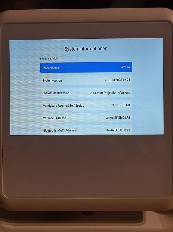 Proiettori: Touchscreen Tablet Projektor LED Heimkino Beamer – Usato da Nussbaumen AG venduto da Nagar2000 1