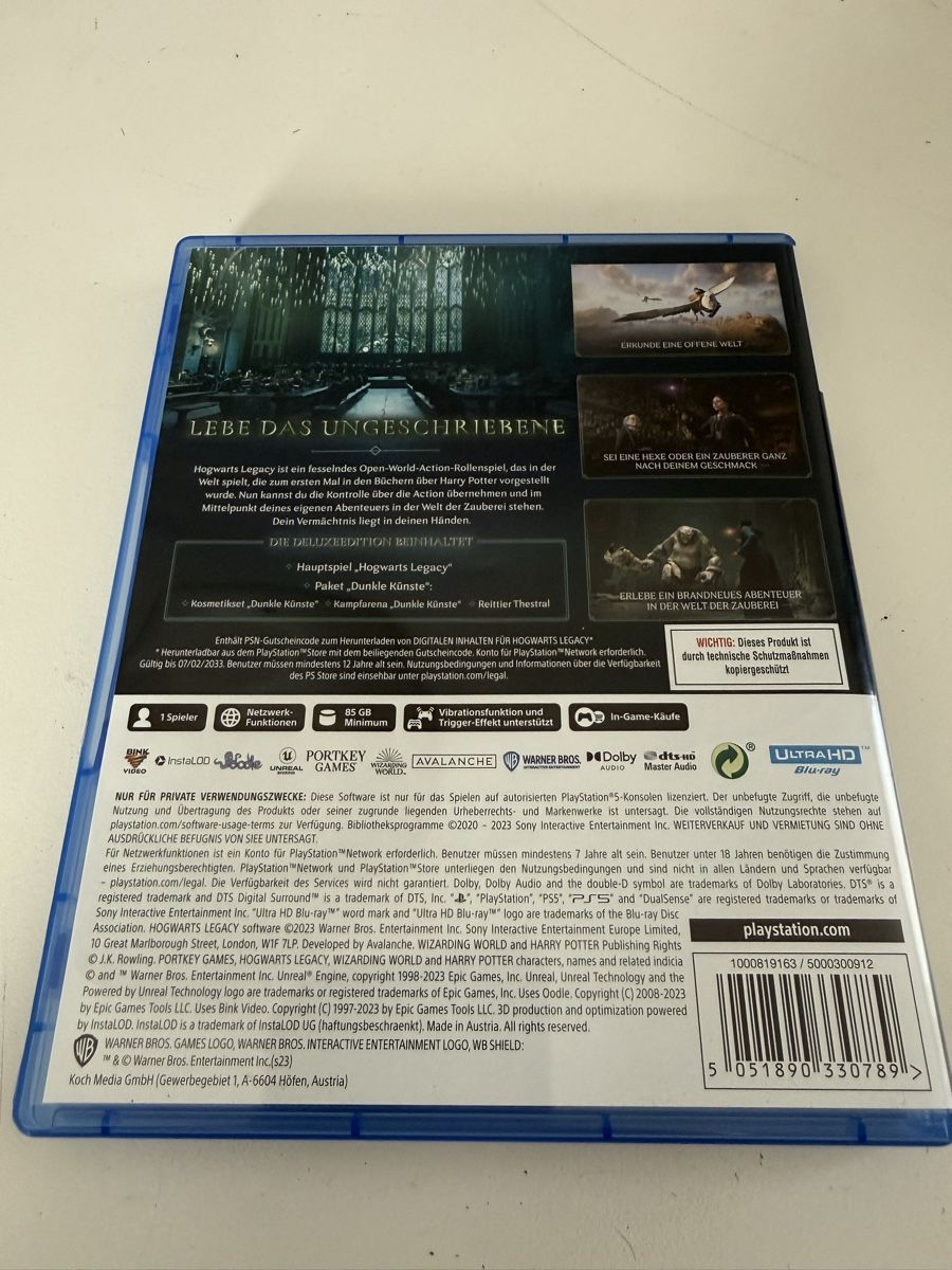 Jeux: Hogwarts Legacy Ps5 – D'occasion à Buchs ZH par Hitsch1402 1