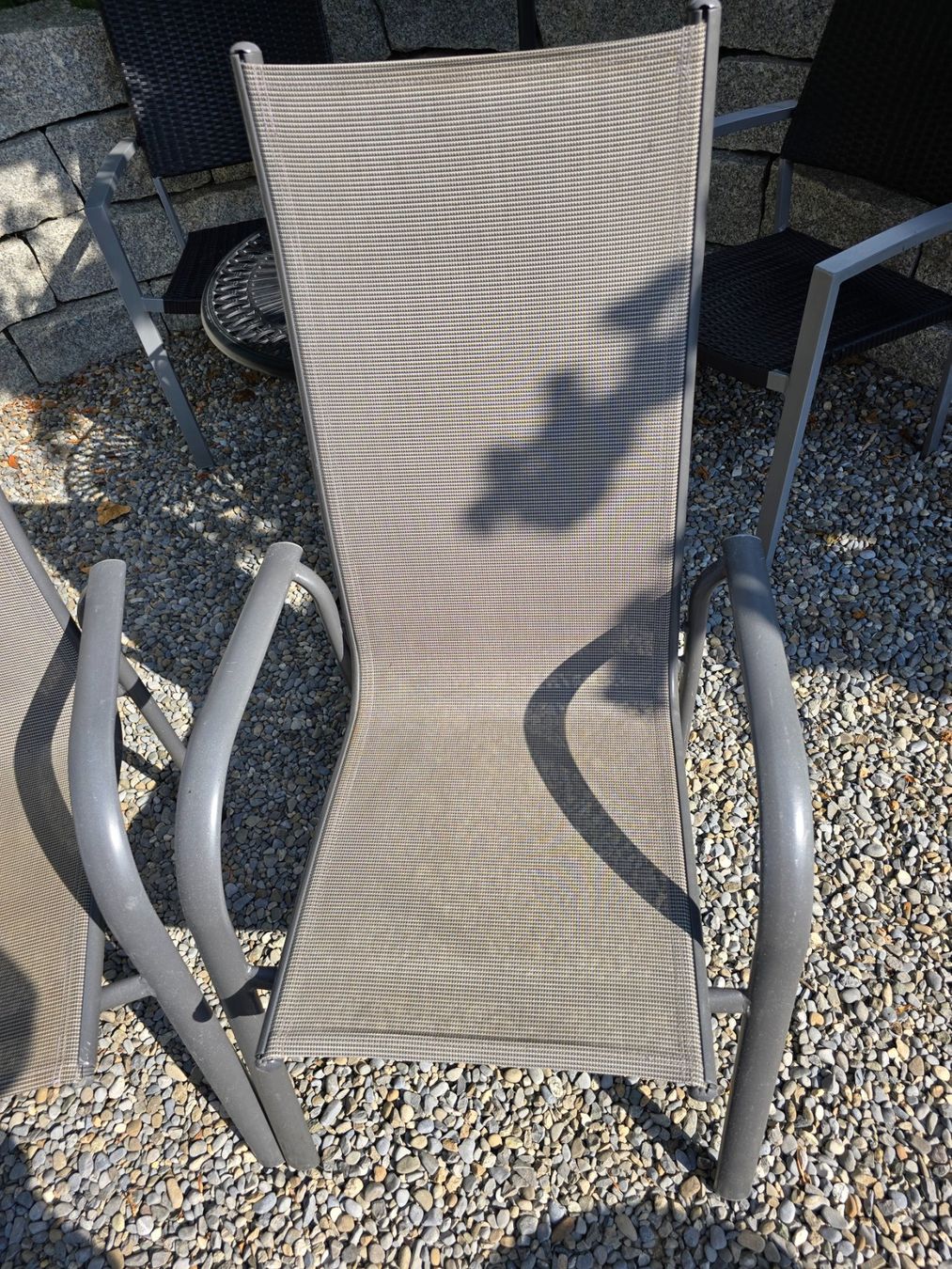 Stühle: Gartenstühle Aluminium Textil – Gebraucht aus Geuensee von Hua 1