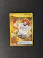 Pokémon Karte Switch Gold 206/165 guter Zustand