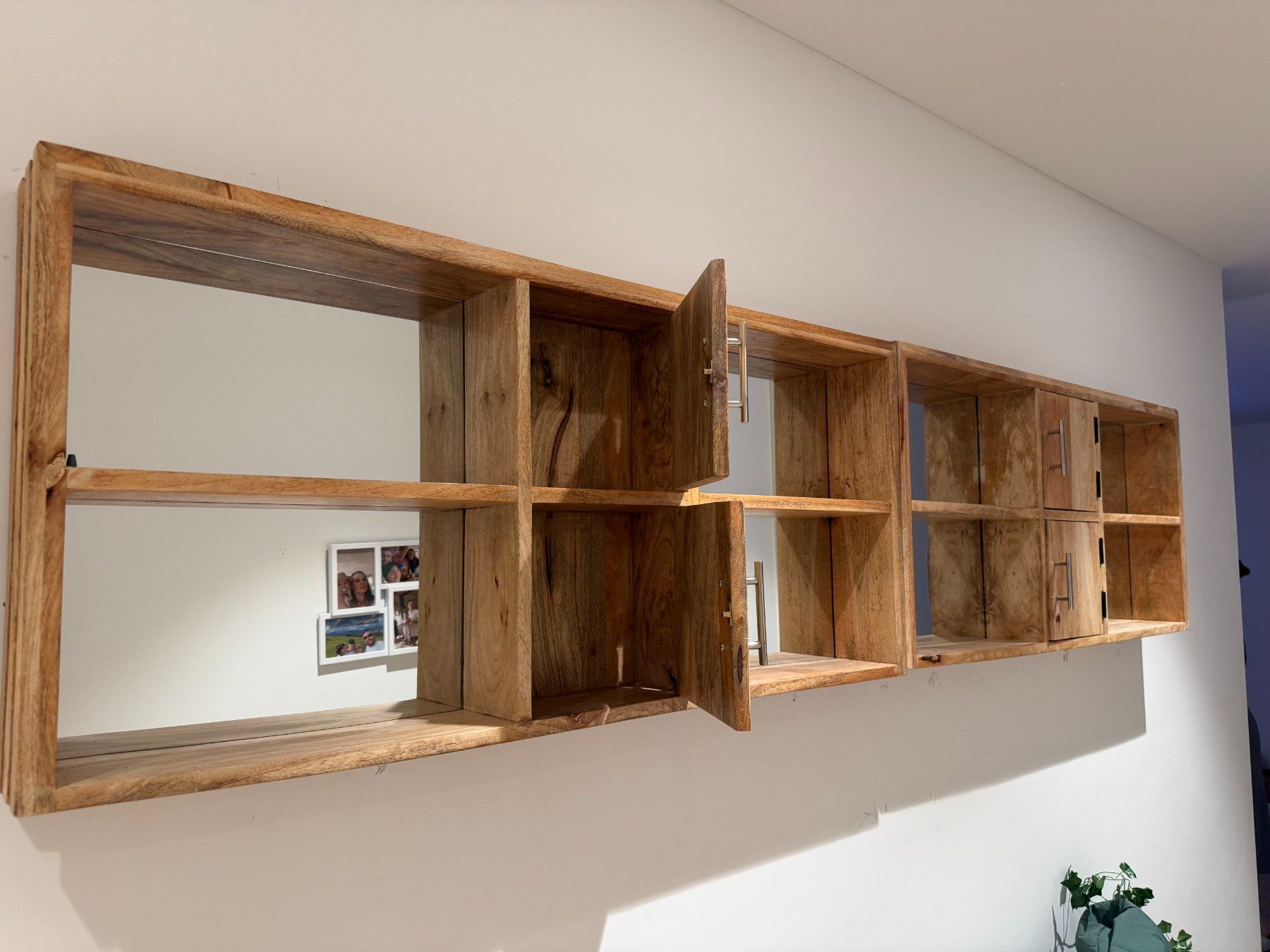 Scaffali: Shelf with mirror - Mango Wood x2 – Usato da Cham venduto da Friera 1