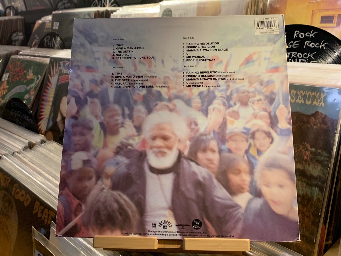 Dischi in vinile: ARRESTED DEVELOPMENT - UNPLUGGED...OG UK 1993 EX/EX LP – Usato da Gals venduto da Diskopatshop 1