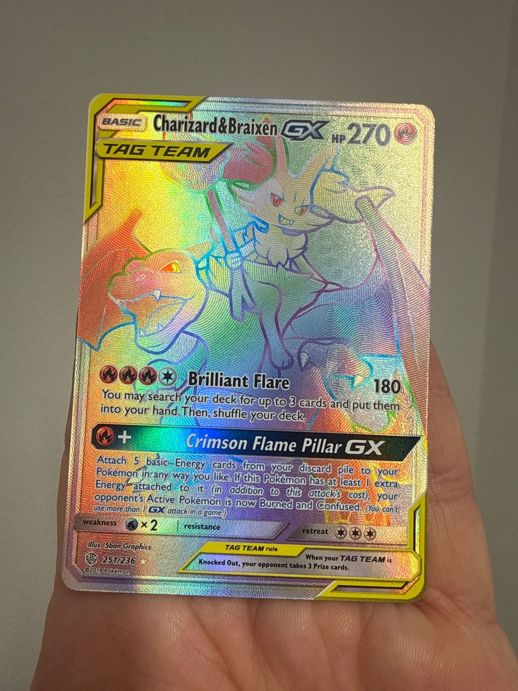 Cartoline: Pokemon Charizard & Braixen Tag Team GX – Usato da Frauenfeld venduto da Poke_Toniii