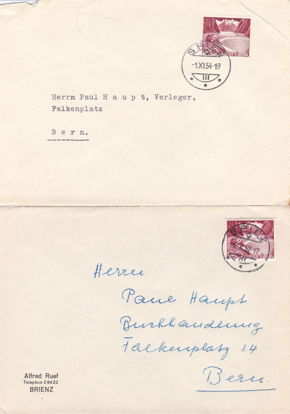 Tutti i francobolli: 1921/77, 8 CH-Belege mit versch. Stempel – Usato da Wenslingen venduto da riger11