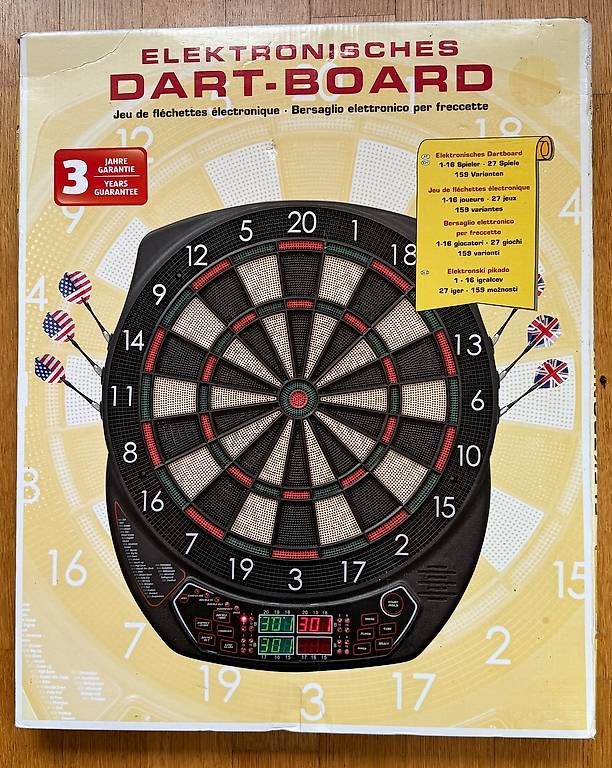 Freccette: Elektronisches Dart Board neuwertig – Nuovo e nell'imballaggio originale da Birsfelden venduto da edi_v7tz