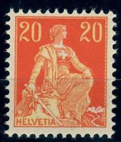 CH - Helvetia m. Schwert - SBK Nr. 108 **