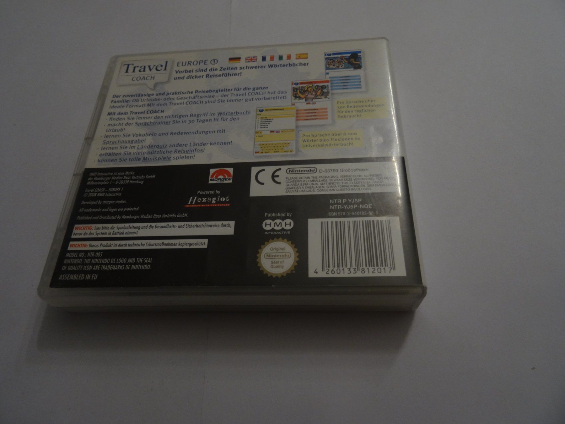 Nintendo Giochi: Travel Coach Europe 1 DS – Usato da Olten venduto da Disc-Ausverkauf 2