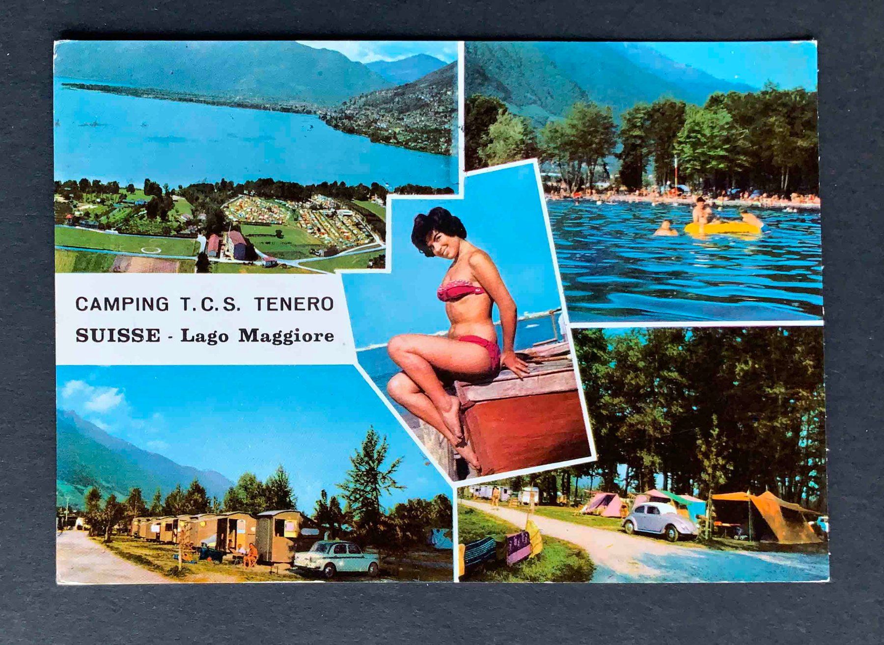 Cartoline postali: AK Camping TCS Tenero Locarno – Usato da Goldau venduto da artelier1