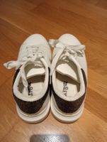 Weisse Sneakers mit Glitzer-Details Grösse 40