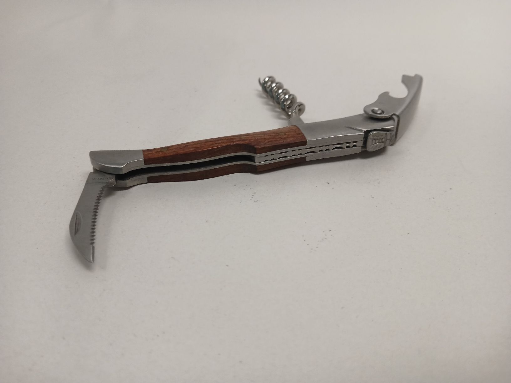 Apribottiglie & Tappi per chiusura: NEW! Corkscrew - Wood Handle, Stainless Ste – Nuovo e nell'imballaggio originale da Dübendorf venduto da LoRi-2026 1