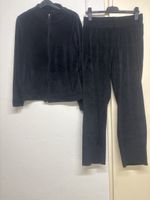 Chicoree Jogging Anzug Schwarz Samt Grösse M/L Damen(No)