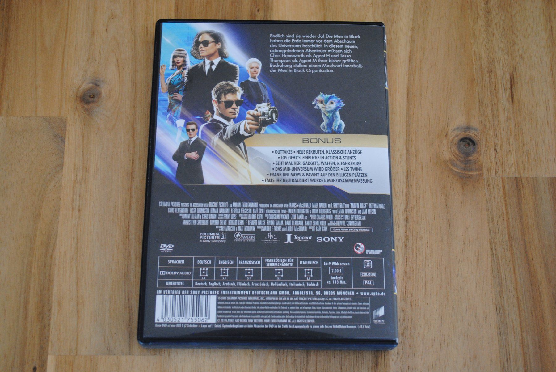 Tutti i DVDs: MIB International – Usato da Olten venduto da prusik02 2