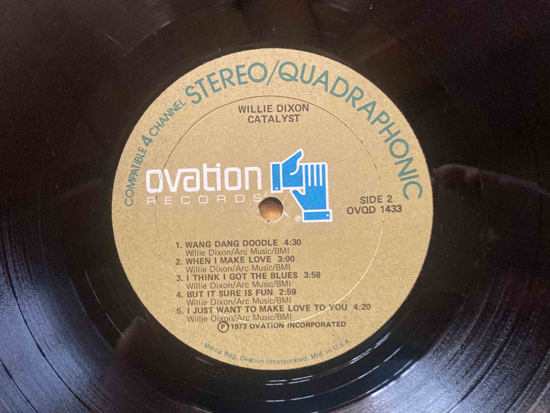 Schallplatten: Willie Dixon - Catalyst 1973 US. 1st Press Quadro – Gebraucht aus Luzern von Needful_Things 5