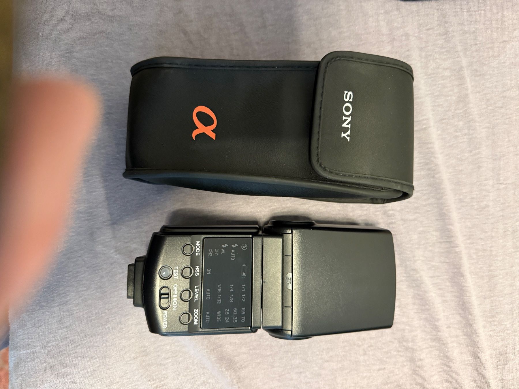 Sony Blitze: Sony Systemblitzgerät Alpha gebraucht mit Tasche – Gebraucht aus Olten von hei_rz96