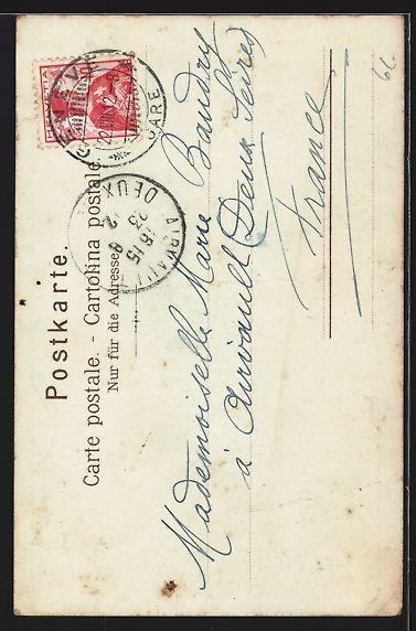 Cartoline postali: AK Geneve, Grand Hotel de Russie, 1912 – Usato da Berlin venduto da bartko-reher 1