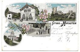 Gruss aus Mariastein (SO) Hôtel de la Poste - Litho - 1901