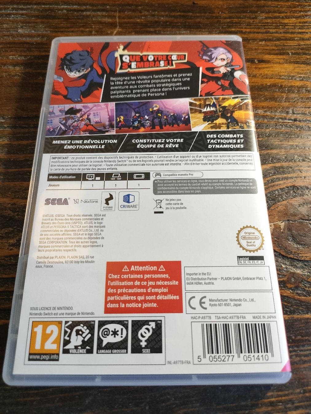 Nintendo Giochi: Persona 5 Tactica sur Switch – Usato da La Chaux-de-Fonds venduto da nwa_w9zt 1