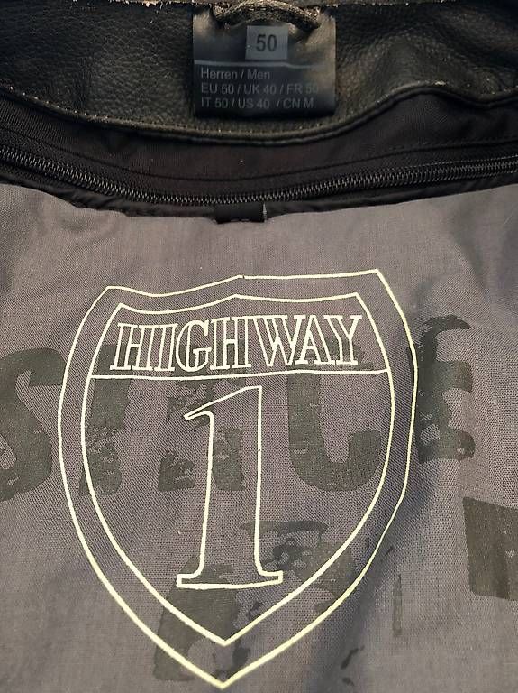 Jacken: Motorrad-Lederjacke Highway 1 Gr.50 – Neu (gemäss Beschreibung) aus Watt von Zumpa 3