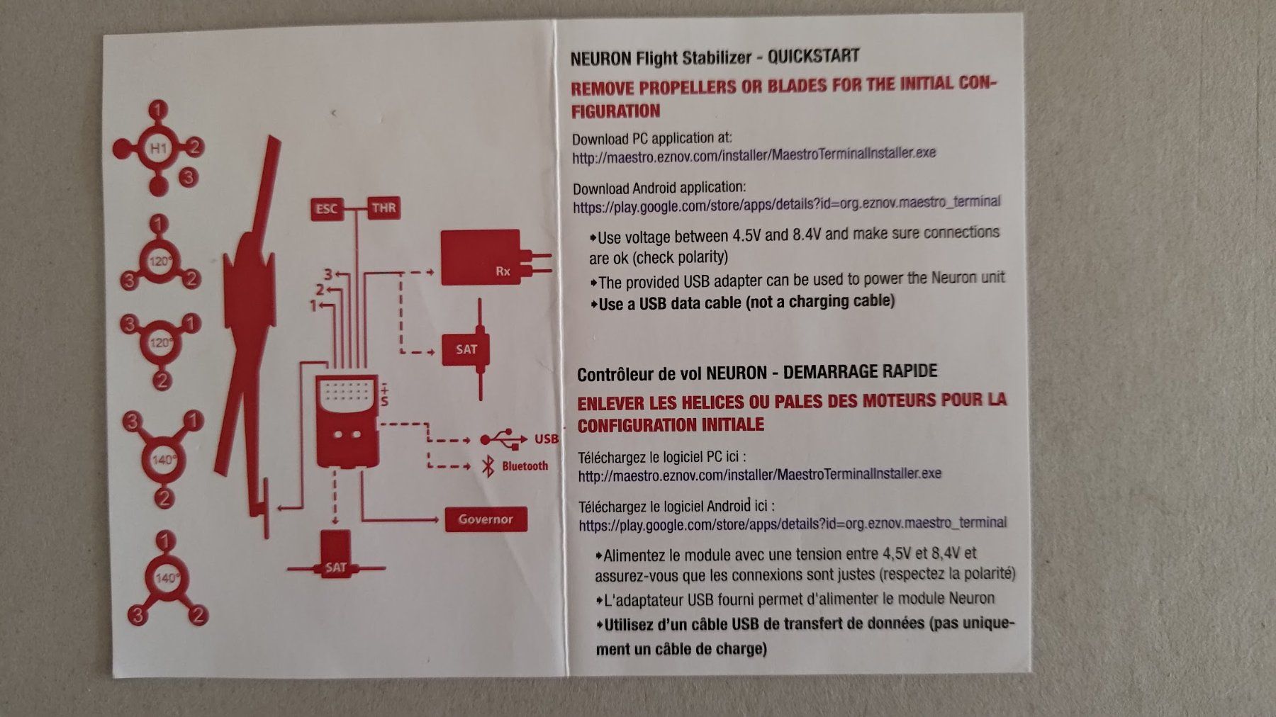 Telecomandi: NEURON Flight Stabilizer/FBL – Usato da Lützelflüh-Goldb venduto da alb_d9cx 3