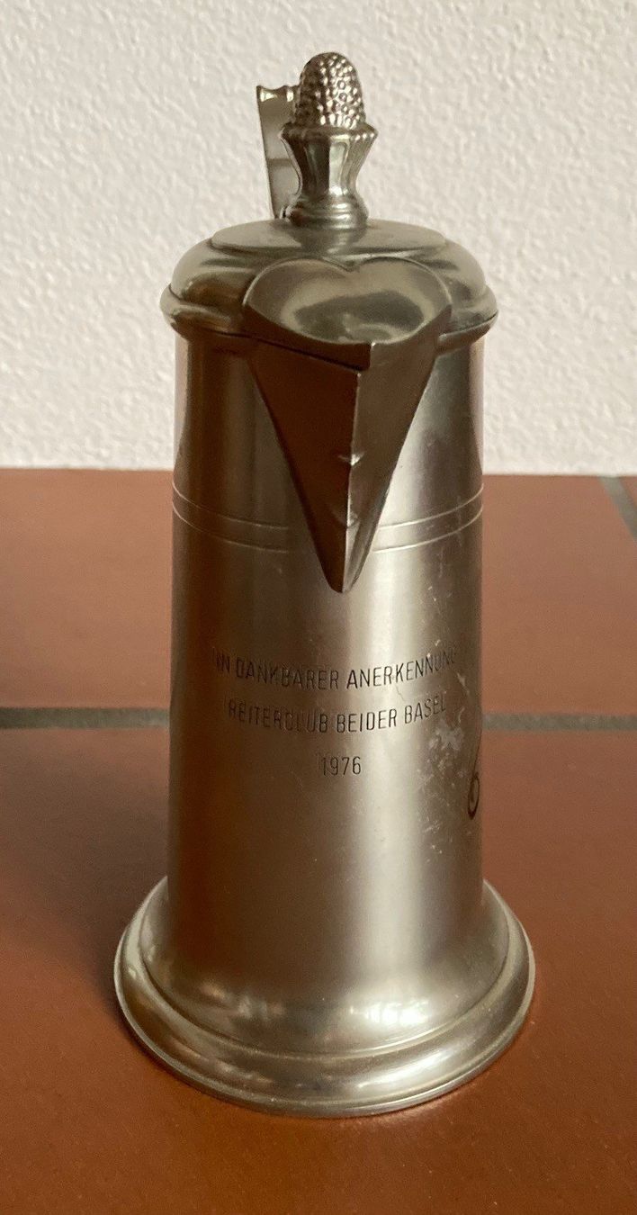 Caraffe: Kleine Zinnkanne Basel – Usato da Orselina venduto da Vrenegonde 1