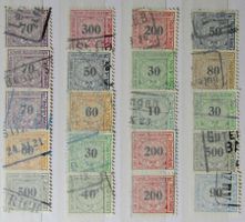 SWITZERLAND: Lot des timbres ferroviaires, O